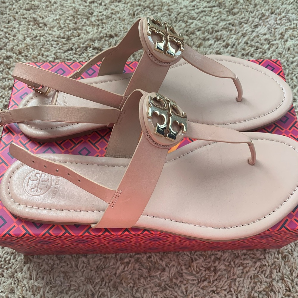 Tory Burch flat sandals size 10.5